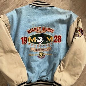 Size L Disney Unisex. Mickey Mouse League Champs 1928, vintage jacket.